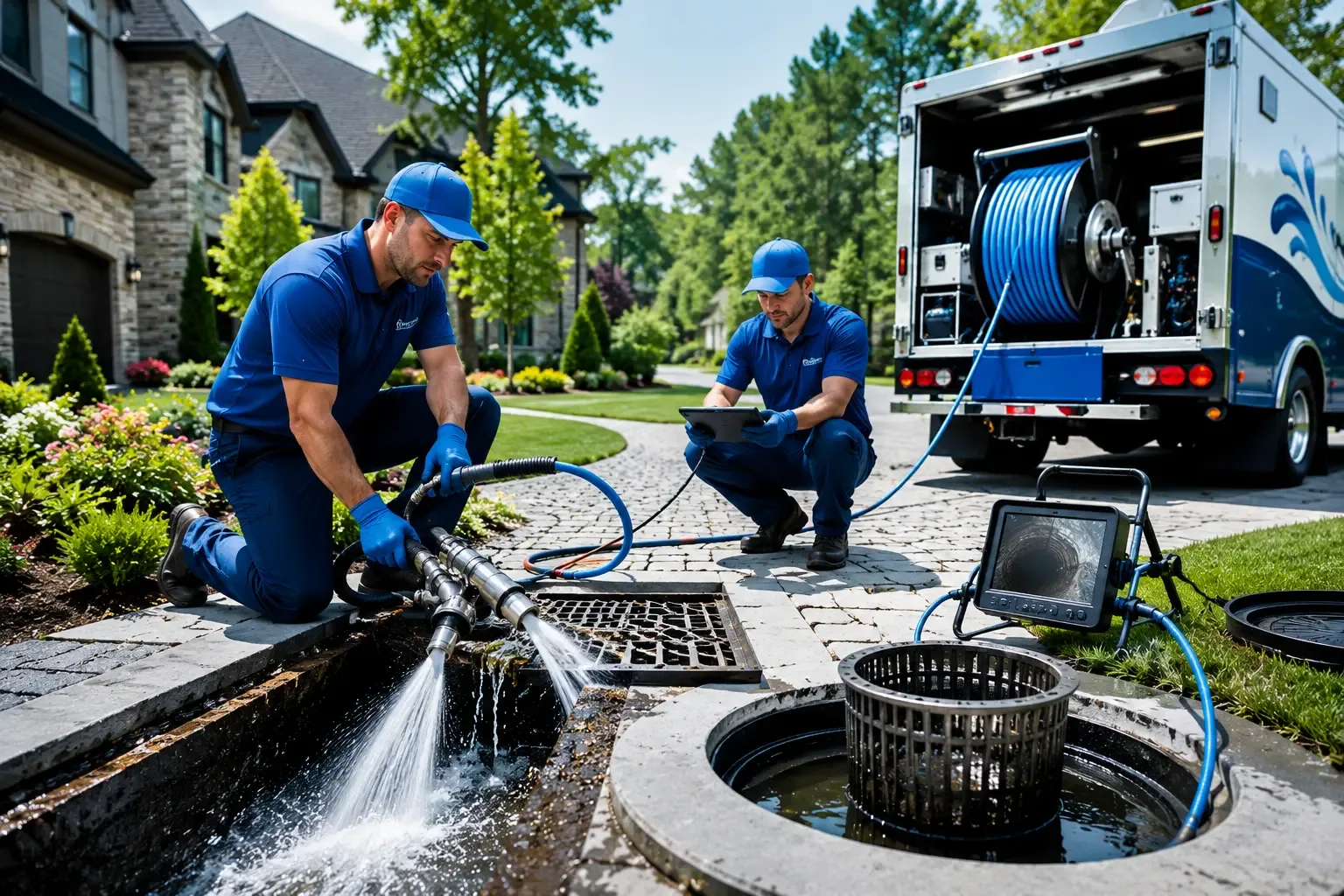 Local outdoor drain cleaning professionals in Lejunior, KY